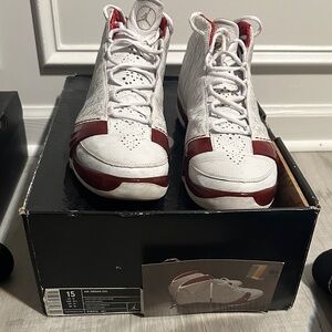 Jordan Air XX3 White Red Silver Athletic Shoes